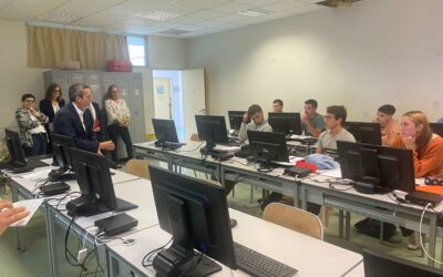 Visite du Directeur général de l’Enseignement et de la Recherche :  Benoît Bonaimé à Montardon