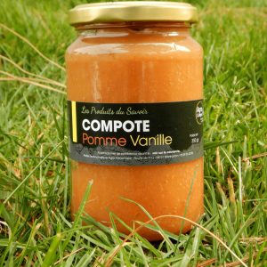 Compote pomme vanille 350g