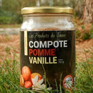Compote pomme vanille 760g